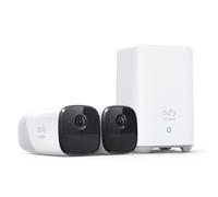 Eufy surveillance cameras eufycam 2 pro. 2k outdoor ip camera. 365 days of battery. homekit compatible. ip67 protection. night vision. set of 2 cameras. no monthly fee