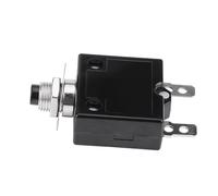 Eujgoov 30A Disyuntor Pulsador de Presión Plástico Metálico Reiniciable | Disyuntor 30A, interruptor de presión, Protector de sobrecarga reiniciable de Metal y plástico, diseño de botón compacto DC