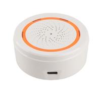 Eujgoov Alarma Interior Inteligente, Sirena de Luz de Sonido Inalámbrica con Alarma de 90 DB, Control Remoto de Aplicación para Seguridad del Hogar (#2)