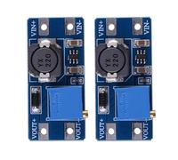 Eujgoov Convertidor Elevador DC, Regulador de Voltaje Ajustable 2V a 24V a 5V a 28V 2A con Potenciómetro Ajustable y Protección contra Sobrecarga for Batería y Equipos Industriales
