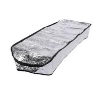 Eujgoov Cubierta para Abertura de Escotilla de Ático 25x54x11 Pulgadas Aislamiento de Burbuja de Aluminio con Doble Capa que Refleja el 97% del Calor Radiante Valor R 14.5 para Escaleras