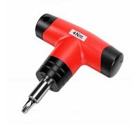 Eujgoov Destornillador de Torque Fijo 4 N.m, en T de Par Preseleccionado con Puntas PH3, T20, H4, SL7 para Mantenimiento Mecánico en Industria Eléctrica y Ligera