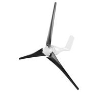 Eujgoov Generador de Viento Pequeño, Kit de Turbinas Eólicas de 3 Aspas de Fibra de Nailon, Generador de Imán Permanente de CA Trifásico de 1200 W, Arranque de 2,0 M/s, para Uso de Energía Fuera de