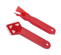 Eujgoov Herramientas para Calafateo de Silicona, Juego de Raspadores de Múltiples Bordes, Reutilizables y Flexibles para Reparación del Hogar y Sellado de Cocina, 2 uds.