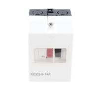 Eujgoov Interruptor de Protección del Motor, Disyuntor, Protector Térmico | Impermeable IP55, Carcasa Aislante ABS, Protección General del Motor 220V, 380V, Protección contra Sobrecarga y