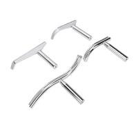 Eujgoov Juego de Soporte de Herramientas de Torno, 4 Uds., con Postes de 1 Pulgada, Diseño Cóncavo Ergonómico, Superficie de Acero Rectificada de Precisión para Torneado de Cuencos y