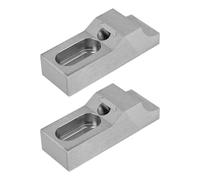Eujgoov Juego de Tornillo de Banco de Abrazadera Lateral de Perfil bajo de 2 Uds, Abrazaderas de Tornillo de Banco para Fresadora M8 68x25x20mm para Fresado de Máquinas CNC Amoladoras
