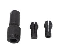 Eujgoov Kit Adaptador de Amoladora Angular a Amoladora Recta Conversión de Mandril de 3 Mm a 6 Mm con Construcción de Acero Al Carbono para Pulir y Lijar