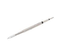 Eujgoov Punta de Soldador de 2 Uds, Repuesto de Metal para JBC 210, Ajustable de 32 a 572F, Perfecta para Reparación de Placas de Circuito (C210 002 Punta curva)