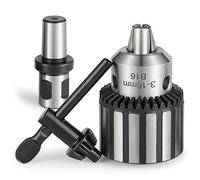 Eumtenr Portabrocas magnético súper resistente de 5/8 pulgadas (3-16 mm) con adaptador de vástago Weldon de 3/4 pulgadas (B16)