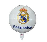 EuroFiestas, Decoracion Cumpleaños Real Madrid, Globo Foil para Cumpleaños Infantil Real Madrid, Decoracion Temática Oficial para Fiestas, Meriendas y Comuniones (45 Cm Madridista)
