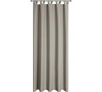 Eurofirany 448510, Tiras cortinas, Translúcidas, Beige, Unicolor, Poliéster, Ojales, 180 g/m²