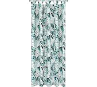 Eurofirany 448523, Tiras cortinas, Transparente, Blanco, Estampado, Poliéster, Ojales, 180 g/m²