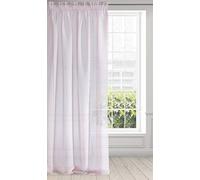 Eurofirany ARGEA Cortina Translucida con Cinta de Cortina - 1 Pz. Cortina para Ventana para Sala de Estar Dormitorio Moderno La Habitación de los Niños Comedor, 140x270 cm, Rosa