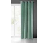 Eurofirany Pierre Cortina de Terciopelo con Ojales - 1 Pz. Cortina Termicas Aislantes Visillo de Ventana Opaca para Dormitorio Salón Privacidad, 215 g/m², 140x250 cm, Azul Marino