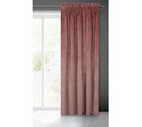 Eurofirany Villa Cortina Opaca Terciopelo con Cinta de Cortina - 1 Unidad, Panel, Suave, Clásico, Elegante, Salón, Dormitorio, Gruesa 290 g/m², 140x270 cm, Rosa Oscuro