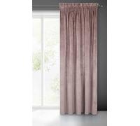 Eurofirany Villa Cortina Opaca Terciopelo con Cinta de Cortina - 1 Unidad, Panel, Suave, Clásico, Elegante, Salón, Dormitorio, Gruesa 290 g/m², 140x270 cm, Altrosa