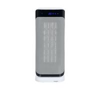 Eurom Sub-heat 2000, calefactor eléctrico con ventilador, de cerámica, para uso interior, para colocar en el suelo, color blanco, material: metal y plástico