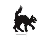 EUROPALMS, figura de metal con forma de gato, modelo Silhouette, 53 cm (83505108)