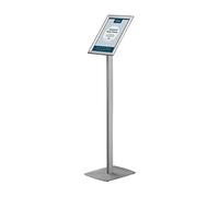 Europel Soporte magnético para carteles A4, ideal para publicidad, ofertas, informaciones o avisos con construcción de aluminio anodizado y cubierta antirreflejos