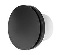 EUROPLAST Ø 100mm Extractor de Baño - Extractor de Aire Silencioso Antracita - Ventilador de Pared para Cocina, Garaje, WC