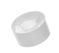 EUROPLAST Ø 150mm Ventilador de Conducto Domestico - Ventilador de Tubo - Plástico - Blanco