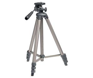 Eurosell Trípode para nivelador láser, nivel láser de línea cruzada, nivel de burbuja láser rotativo, láser de líneas cruzadas, láser de obras, láser cruzado, apto para Flex Leica Nedo Stanley