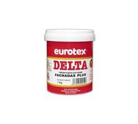 EUROTEX Pintura exterior Delta Fachadas Plus color Verde Seco, Formato - 1 Kg.