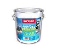 EUROTEX - PINTURA PARA PISCINAS AL CLOROCAUCHO CL-500 3LT AZUL