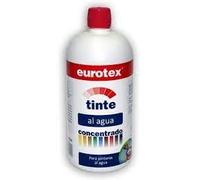 EUROTEX Tinte al Agua Concentrado. 1 Litro. Ocre.
