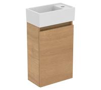 Eurovit Conjunto de mueble de baño (37 cm, Roble, Orificios para grifo: Derecha)