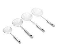 Euroxanty Espumadera de Alambre de Acero Inoxidable | Colador de Cocina | Pack 14cm+16cm+18cm+20cm