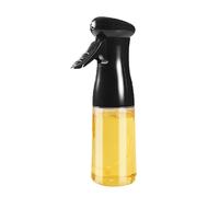 Euroxanty Spray para Aceite y Vinagre | Aceitera de Cristal Recargable | Dispensador de Cocina | Vinagrera Antigoteo | Compatible con Freidoras de Aire Black