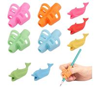 EuSupNova Agarres para Lápices, 9 Pcs Silicona Grips, Empuñadura Ergonómica