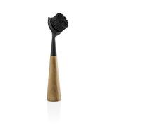 EVA Solo Cepillo para Platos de Nailon de Roble Negro | Cepillo de Lavado sin Esfuerzo para desechos difíciles | Fácil de Limpiar y almacenar | Cabezal de Cepillo extraíble | Negro