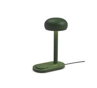 Eva Solo Lámpara de mesa Emendo con cargador Qi Emerald green