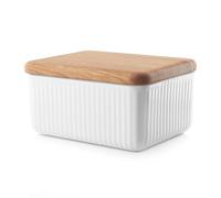 Eva Solo Mantequillera Eva Trio Legio Nova 10x12 cm Tapa de madera de roble Blanco