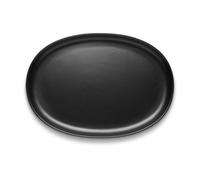 Eva Solo Plato ovalado Nordic Kitchen 22x32 cm Negro cerámica