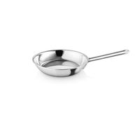 Eva Trio Sartén multi 5 ply de acero inoxidable para inducción (20 cm) | Sartén de 5 capas de acero inoxidable y aluminio para un calor rápido y uniforme, salteado fuerte y todo tipo de fuegos