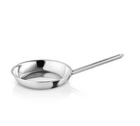 Eva Trio Sartén multi 5-ply de acero inoxidable para inducción (24 cm) | Sartén de 5 capas de acero inoxidable y aluminio para un calor rápido y uniforme, salteado fuerte y todo tipo de fuegos