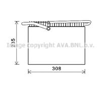 Evaporador, aire acondicionado HIGHWAY AUTOMOTIVE 41057002HW