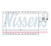 Evaporador, aire acondicionado NISSENS 92235