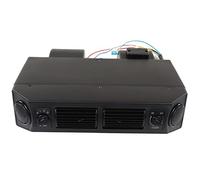 Evaporador de Aire Acondicionado, 3 Velocidades 12V/24V Universal Bajo el Salpicadero AC Aire Acondicionado Evaporador Kit con salidas de ventilación para RV Autocaravanas Camiones (24V)