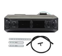Evaporador de CA Torvex, Conjunto de evaporador de Aire Acondicionado de 3 velocidades, Unidad de refrigeración HVAC con Salidas de ventilación para vehículos RV (Sistema de Circuito de 24 V 4 A.)