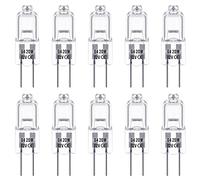 EvaStary Bombilla Halógena G4 20W 12V Regulable, Blanco Cálido 2800K 300LM, Ángulo de Haz 360°, G4 Lámpara de Base de Pin, Bombillas Halógenas para Luces de Gabinete, Campanas Extractoras, 10 Piezas