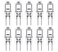 EvaStary Bombilla Halógena G4 35W 12V Regulable, Blanco Cálido 2800K 530LM, Ángulo de Haz 360°, G4 Lámpara de Base de Pin, Bombillas Halógenas para Luces de Gabinete, Campanas Extractoras, 10 Piezas
