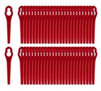 EVEHAP 100 piezas cuchillas de repuesto compatibles para cortacésped Einhell cuchillas de repuesto cortabordes de plástico…
