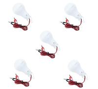 Evenden 5X DC 12V 7W LED Bombilla General Bombilla Tipo de Casa/Camping/Senderismo/Emergencia/Al Aire Libre