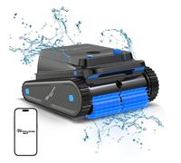EVERCROSS BOT U8: Robot de piscina para limpieza de suelo y paredes, con una autonomía de batería de 120 minutos, capacidad de limpieza de 200 m², navegación inteligente y función de estacionamiento a