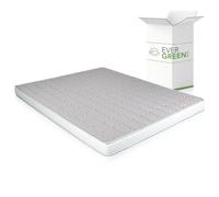 EVERGREENWEB - Colchón Doble 140x190 cm para sofá Cama, colchón Alto 14 cm con Espuma viscoelástica, para Cama, ortopédico, ergonómico, con Funda Blanca hipoalergénica y antiácaros DAYBED
